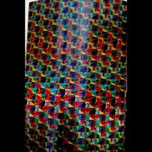 1960s Boho Chic Vari Vue Autumn Color Geometric Moving Motion Lenticular READ